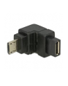 Adapter Delock micro USB (M) 2.0 -> micro USB (F) kątowy - dół - nr 3