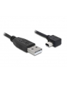 Kabel Delock mini USB kątowy prawo - USB M/M 2.0 1m czarny Canon - nr 1