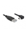 Kabel Delock mini USB kątowy prawo - USB M/M 2.0 3m czarny - nr 7
