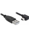 Kabel Delock mini USB kątowy prawo - USB M/M 2.0 3m czarny - nr 8