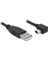 Kabel Delock mini USB kątowy prawo - USB M/M 2.0 3m czarny - nr 9