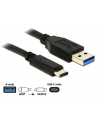 Kabel Delock USB-C - USB-A 3.1 Gen 2 0,5m czarny - nr 3