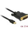 Kabel adapter Delock mini DisplayPort -> DVI-D M/M 2m czarny - nr 30
