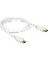 Kabel Delock DisplayPort M/M 20 Pin v1.2 2m 4K biały - nr 12