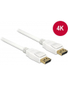 Kabel Delock DisplayPort M/M 20 Pin v1.2 2m 4K biały - nr 13