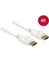 Kabel Delock DisplayPort M/M 20 Pin v1.2 2m 4K biały - nr 14