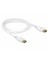 Kabel Delock DisplayPort M/M 20 Pin v1.2 2m 4K biały - nr 4