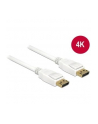Kabel Delock DisplayPort M/M 20 Pin v1.2 2m 4K biały - nr 5