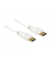 Kabel Delock DisplayPort M/M 20 Pin v1.2 2m 4K biały - nr 8