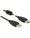 Kabel USB 2.0 Delock M/M 3m czarny - nr 4