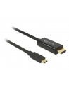 Kabel adapter Delock USB-C - HDMI (DisplayPort Alternate Mode) M/M 3m czarny - nr 1