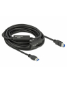 Kabel USB 3.2 Gen1 Delock USB-A(M) - USB-B (M) 10m czarny aktywny - nr 4