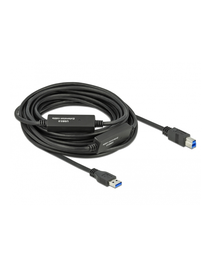 Kabel USB 3.2 Gen1 Delock USB-A(M) - USB-B (M) 10m czarny aktywny główny