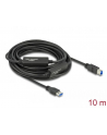 Kabel USB 3.2 Gen1 Delock USB-A(M) - USB-B (M) 10m czarny aktywny - nr 5