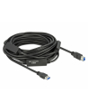 Kabel USB 3.2 Gen1 Delock USB-A(M) - USB-B (M) 15m czarny aktywny - nr 3