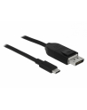 Kabel adapter Delock USB type-C(M) -> DisplayPort(M) 8K 60Hz 1,5m czarny - nr 4