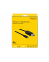 Kabel adapter Delock USB type-C(M) -> DisplayPort(M) 8K 60Hz 1,5m czarny - nr 5