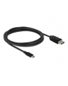 Kabel adapter Delock USB type-C(M) -> DisplayPort(M) 8K 60Hz 1,5m czarny - nr 7