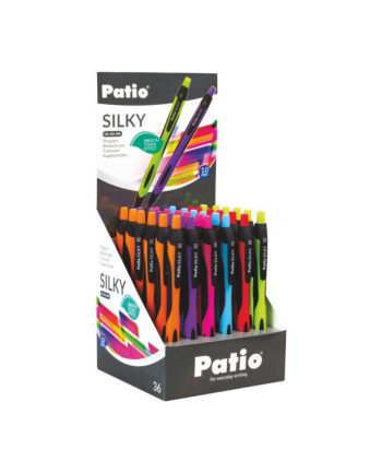 patio Długopis żelowy Silky niebieski p36 58742   cena za 1 sztukę