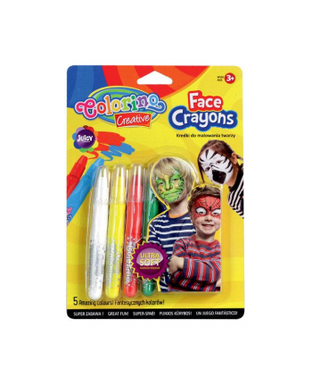 patio Kredki do malowania twarzy 5 szt na blistrze Standard  Colorino Kids