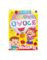 booksandfun Kolorowanka z naklejkami Zdrowe owoce - nr 1