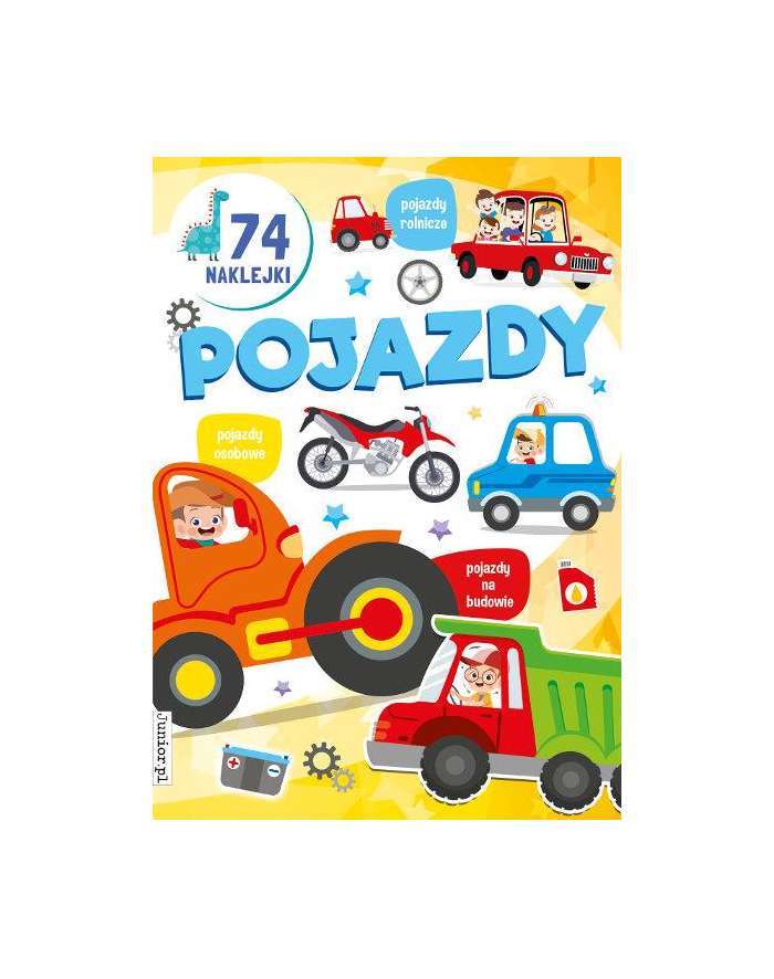 booksandfun Kolorowanka z naklejkami Pojazdy główny