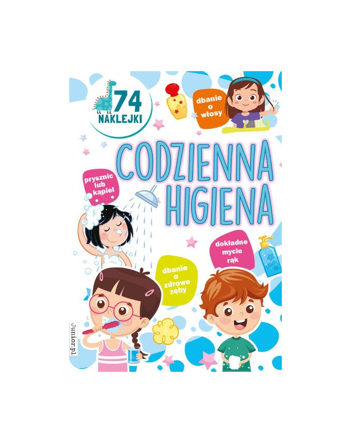 booksandfun Kolorowanka z naklejkami Codzienna higiena główny