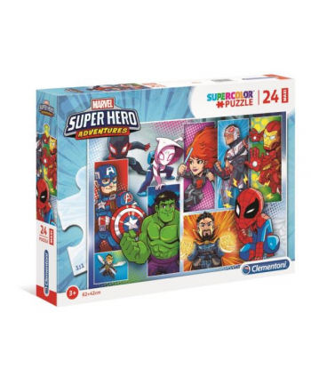 Clementoni Puzzle 24el Maxi Super Hero Adventures 24208