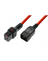 digitus Kabel zasilający serwerowy blokada IEC LOCK 3x1,5mm2 C20 prosty/C19 prosty M/Ż 2m czerwony - nr 2