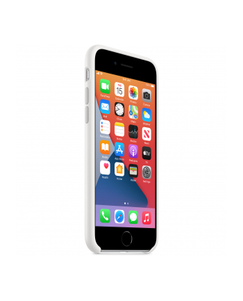 apple Silikonowe etui do iPhone SE białe