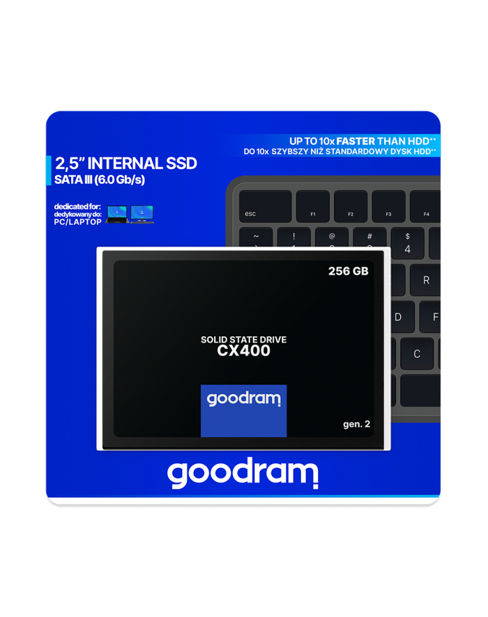 goodram Dysk SSD CX400-G2 256GB  SATA3 2,5 7mm główny