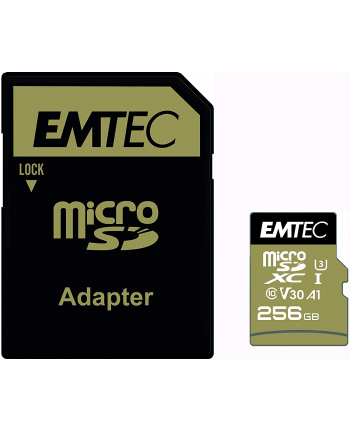 Emtec speedin PRO 256 GB microSDXC, memory card (Class 10, UHS-I (U3), V30)