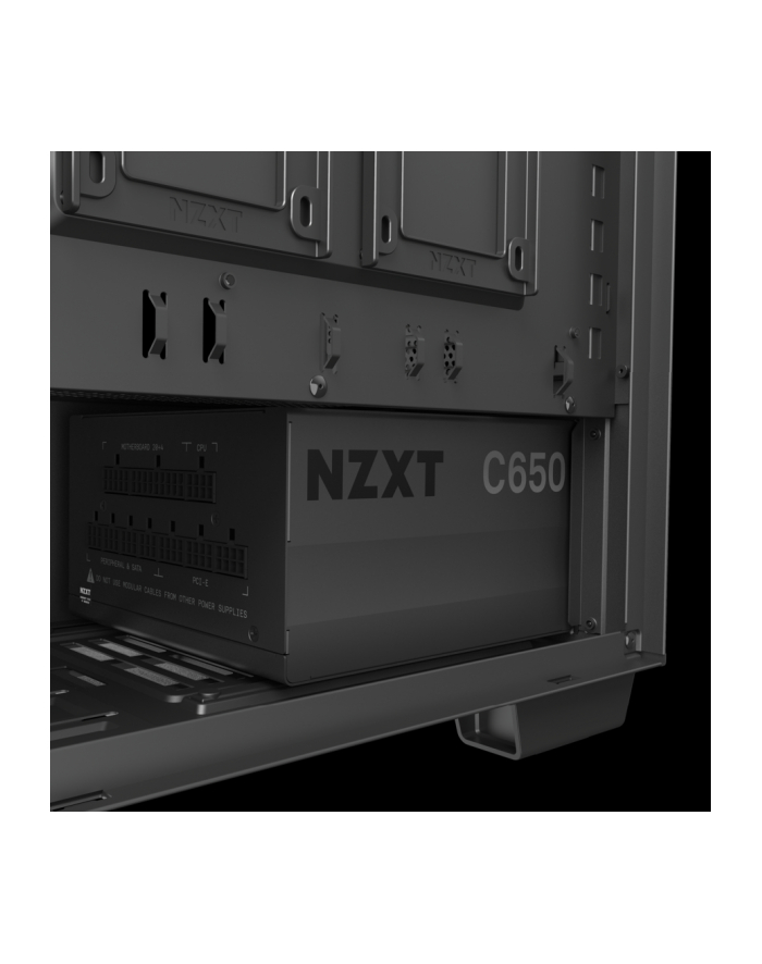 NZXT C650 650W PC power supply (black, 4x PCIe, cable management) główny