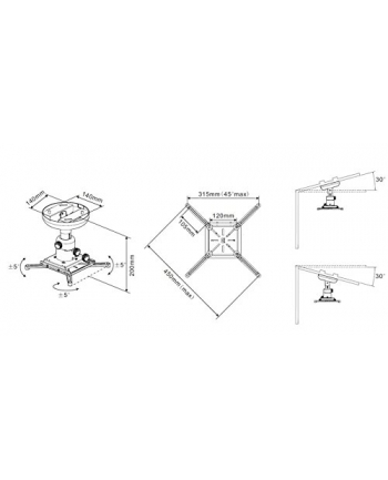 HAGOR Fine Tune S-200, Ceiling Mount (White)