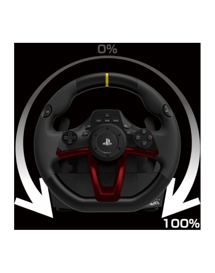 HORI RWA Wireless Racing Wheel Apex, steering wheel (black / red, PlayStation 4, PC) PS4142E w
