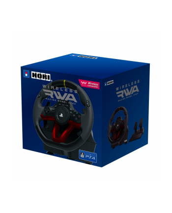 HORI RWA: Wireless Racing Wheel Apex, steering wheel (black / red, PlayStation 4, PC)