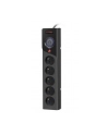 armac Listwa zasilająca Z5 3m 5x230v 10a   Z5/CZ/30 czarna - nr 1