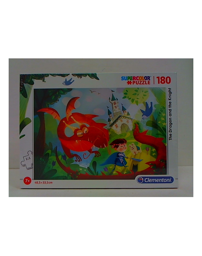 Clementoni Puzzle 180el The Dragon and the Knight 29209 główny