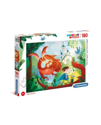 Clementoni Puzzle 180el The Dragon and the Knight 29209