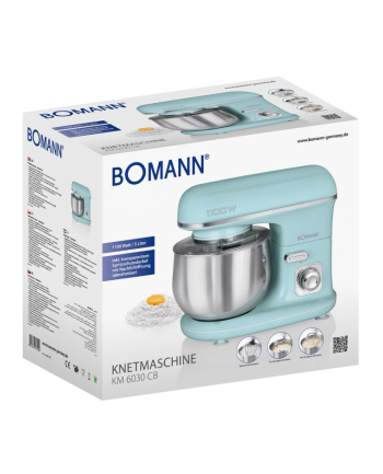 Bomann kneading machine KM 6030, food processor (turquoise / silver)