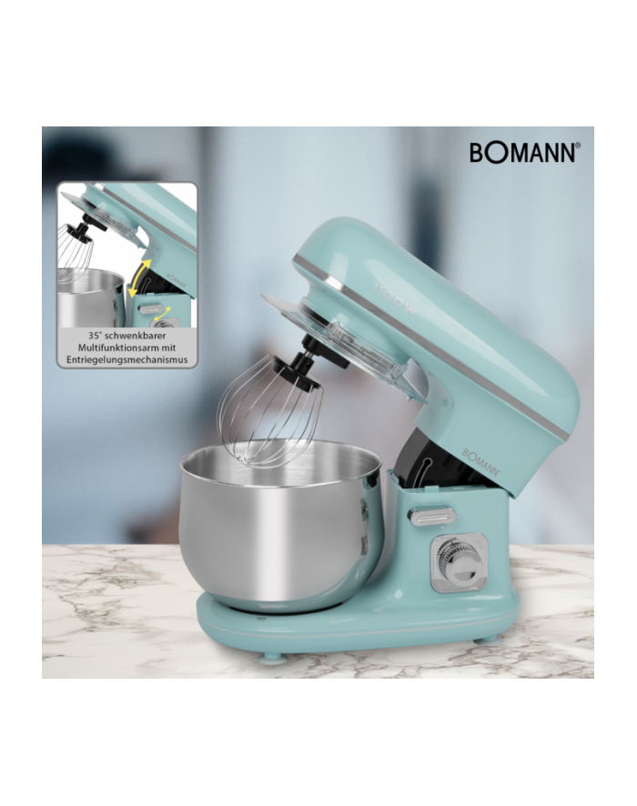 Bomann kneading machine KM 6030, food processor (turquoise / silver) główny