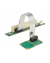 DeLOCK Riser card Mini PCI Express> 1 x PCI riser card (with flexible cable 13 cm leftist) - nr 3