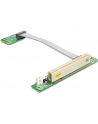 DeLOCK Riser card Mini PCI Express> 1 x PCI riser card (with flexible cable 13 cm leftist) - nr 4