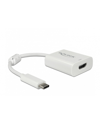 DeLOCK USB adapter C> HDMI 4K 60Hz with HDR function (white, 10cm)