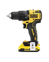 DeWalt cordless hammer DCD709D2T, 18 Volt (yellow / black, T-STAK box, 2x Li-ion battery 2.0 Ah) - nr 1