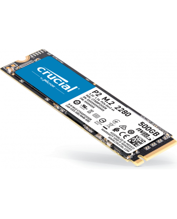 crucial Dysk SSD P2 500GB M.2 PCIe NVMe 2280 2300/940MB/s