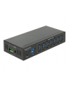 DeLOCK External Industrial Hub 7 x USB 3.0 Type-A USB hub (Black, with 15 kV ESD protection) - nr 4