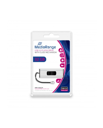 Mediarange 32 GB, USB stick (silver / black, USB 3.2 A gene 1)