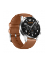 Huawei Watch GT2 46mm Classic, smart watch (silver, Bracelet: Pebble Brown, leather) - nr 10