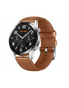 Huawei Watch GT2 46mm Classic, smart watch (silver, Bracelet: Pebble Brown, leather) - nr 40